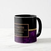 Name des modernen Marmorgeschäftes Tasse (VorderseiteRechts)