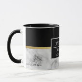 Name des modernen Marmorgeschäftes Tasse (Links)