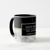Name des modernen Marmorgeschäftes Tasse (Vorderseite Links)