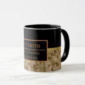 Name des modernen Marmorgeschäftes Tasse (VorderseiteRechts)