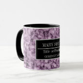 Name des modernen Marmorgeschäftes Tasse (Vorderseite Links)