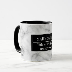 Name des modernen Marmorgeschäftes Tasse