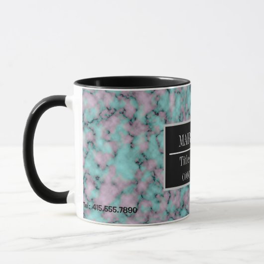 Name des modernen Marmorgeschäftes Tasse (Links)