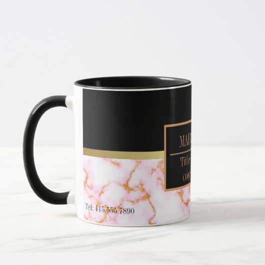 Name des modernen Marmorgeschäftes Tasse (Links)