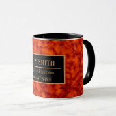 Name des modernen Marmorgeschäftes Tasse (VorderseiteRechts)