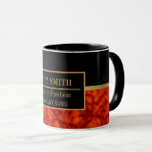 Name des modernen Marmorgeschäftes Tasse (VorderseiteRechts)