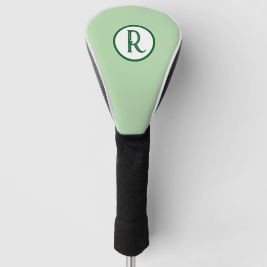 Name des modernen Monogramms Golf Headcover (Vorderseite)