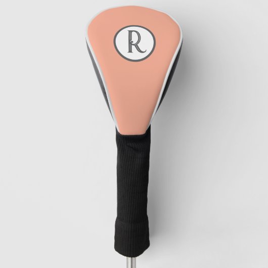 Name des modernen Monogramms Golf Headcover (Vorderseite)