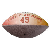 Name des modernen Orange Metallic Player Team Football (Gedreht 270)