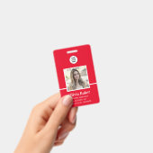 Name des modernen Red Company Name Name des Mitarb Ausweis (Handheld)