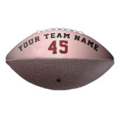 Name des modernen Red Roink Metallic Player Team Football (Gedreht 270)