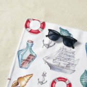 Name des modernen Wasserfahrzeugs Strandtuch (Beispiel)