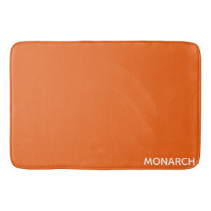 Name des Monarchschmetterlings orange Badematte