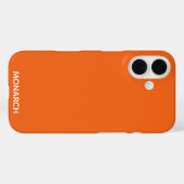Name des Monarchschmetterlings orange Case-Mate iPhone Hülle (Rückseite (Horizontal))