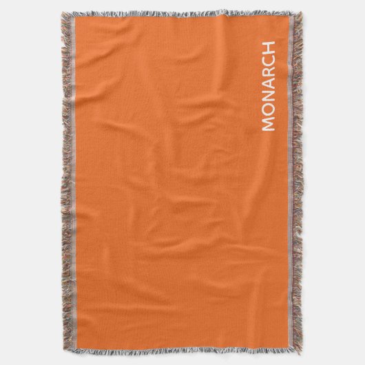 Name des Monarchschmetterlings orange Decke (Vorderseite Vertikal)