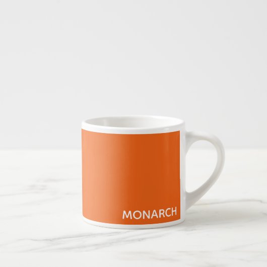 Name des Monarchschmetterlings orange Espressotasse (Rechts)