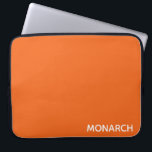 Name des Monarchschmetterlings orange Laptopschutzhülle<br><div class="desc">Name des Monarchschmetterlings orange</div>