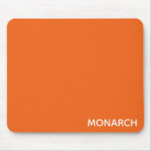 Name des Monarchschmetterlings orange Mousepad (Vorne)