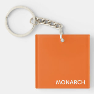 Name des Monarchschmetterlings orange Schlüsselanhänger