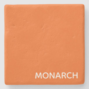 Name des Monarchschmetterlings orange Steinuntersetzer