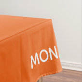 Name des Monarchschmetterlings orange Tischdecke (Beispiel)