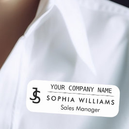 Name des Monogram-Logos für moderne Unternehmen Namensschild