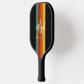 Name des Monogram-Skripts für klassische Retro-Str Pickleball Schläger (Links)