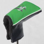 Name des Monogram-Skripts Golf Headcover (3/4 Vorderseite)