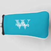 Name des Monogram-Skripts Golf Headcover (Vorderseite)