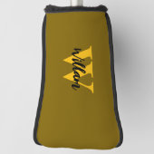 Name des Monogram-Skripts Golf Headcover (Rotieren 90)