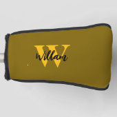 Name des Monogram-Skripts Golf Headcover (Vorderseite)