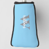 Name des Monogram-Skripts Golf Headcover (Rotieren 90)