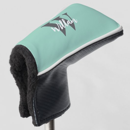 Name des Monogram-Skripts Golf Headcover (3/4 Vorderseite)