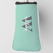 Name des Monogram-Skripts Golf Headcover (Rotieren 90)