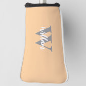 Name des Monogram-Skripts Golf Headcover (Rotieren 90)