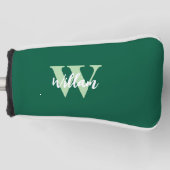 Name des Monogram-Skripts Golf Headcover (Vorderseite)