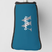 Name des Monogram-Skripts Golf Headcover (Rotieren 90)