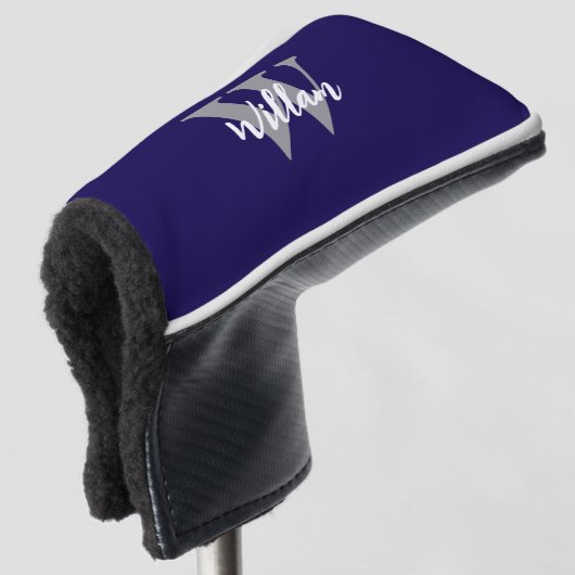 Name des Monogram-Skripts Golf Headcover (3/4 Vorderseite)