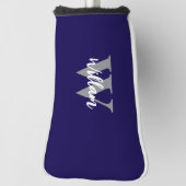 Name des Monogram-Skripts Golf Headcover (Rotieren 90)