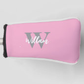 Name des Monogram-Skripts Golf Headcover (Vorderseite)