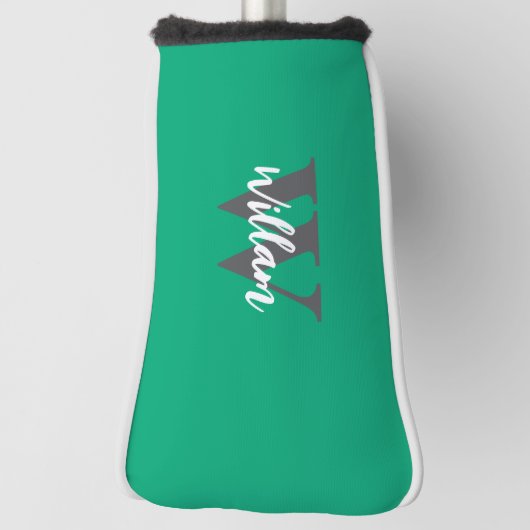 Name des Monogram-Skripts Golf Headcover (Rotieren 90)