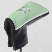 Name des Monogram-Skripts Golf Headcover (3/4 Vorderseite)