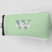 Name des Monogram-Skripts Golf Headcover (Vorderseite)