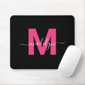 Name des Monogramm-Skriptes Mousepad (Mit Mouse)