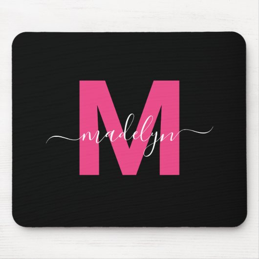 Name des Monogramm-Skriptes Mousepad (Vorne)