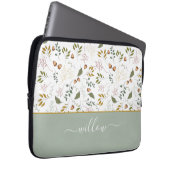 Name des Monogrammes aus dem Herbst modern Laptopschutzhülle (Vorne Rechts)