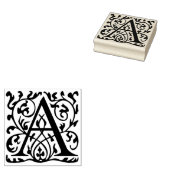 Name des Monogrammes der extravaganten Verzierten  Gummistempel (Stempel)