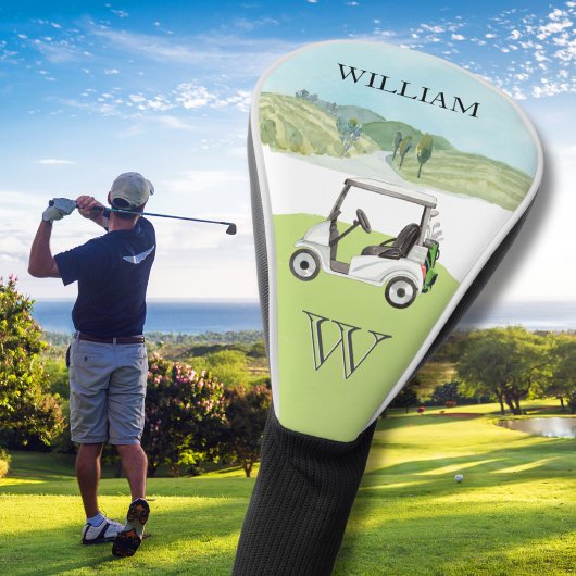 Name des Monogrammes des benutzerdefinierten Kartk Golf Headcover