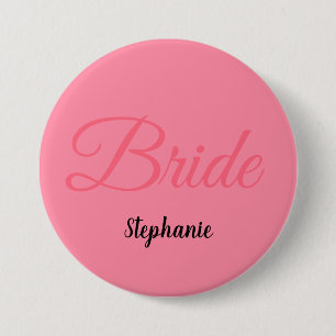 Name des Monogrammes des Bride-Brautparty Custom W Button
