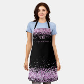 Name des Monogrammes des Glitzer Schürze (Getragen)